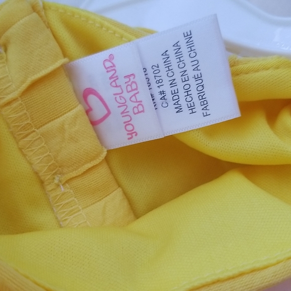 NWT Youngland Baby Yellow Flower Dress - Picture 8 of 11